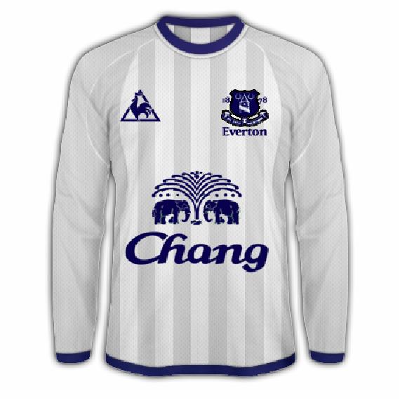 Everton Le Coq Sportif Away Shirt