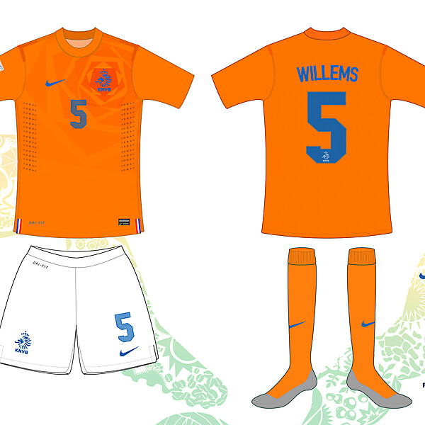 Netherlands / Holland 2014 World Cup Home Shirt