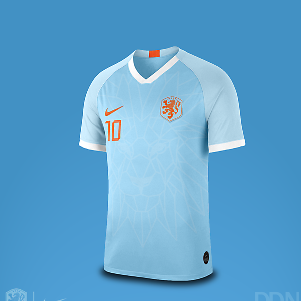 Netherlands Nike Away Euro 2021