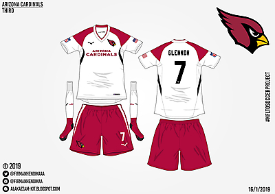 #NFLtoSoccerProject - Arizona Cardinals (Away)