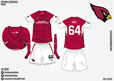 #NFLtoSoccerProject - Arizona Cardinals (Home)