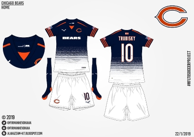 #NFLtoSoccerProject - Chicago Bears (Home)