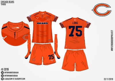 #NFLtoSoccerProject - Chicago Bears (Third)