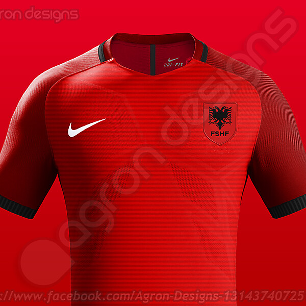 Nike Albania NT Home Kit Concept