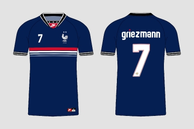 Nike France 1994-2019 Home Retroconcept