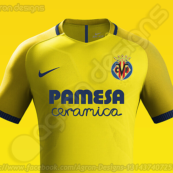 Nike Villarreal Cf Home Kit Concept