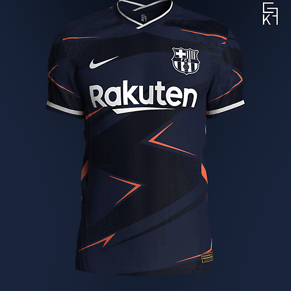 Nike X Barcelona Away kit concept