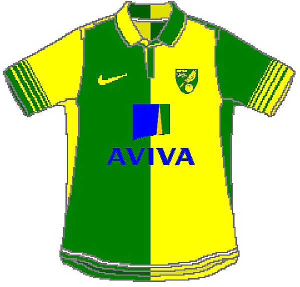 Norwich City Nike Home