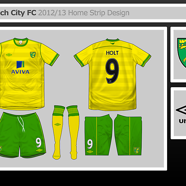 Norwich City Home Strip