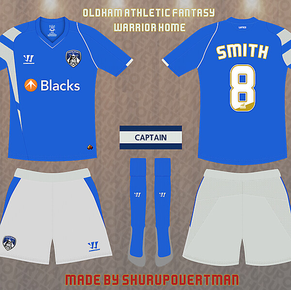 Oldham Athletic Fantasy Warrior Home