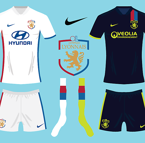 Olympique Lyonnais Nike Kit