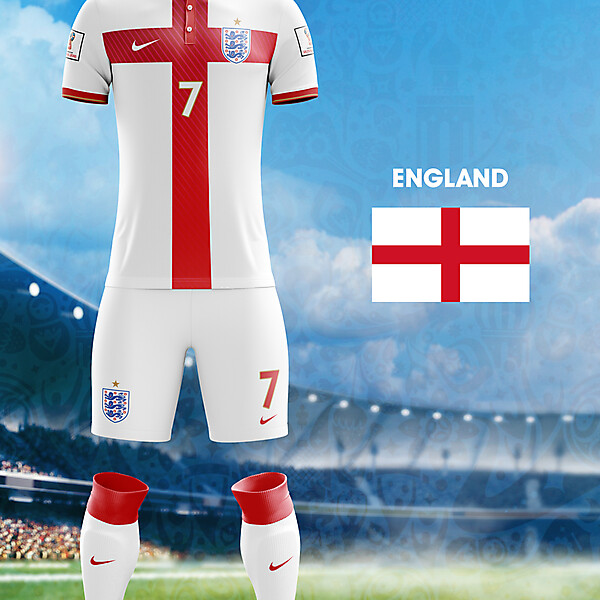 orld Cup Flag Kit: ENG