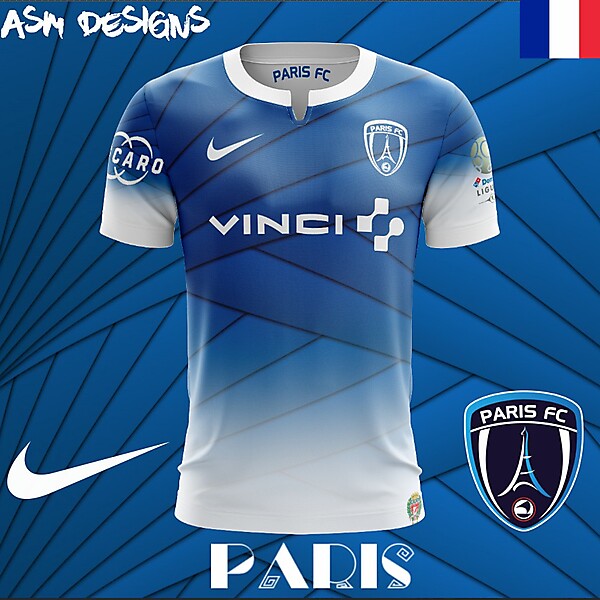 Paris FC Nike 2018 Home Kit