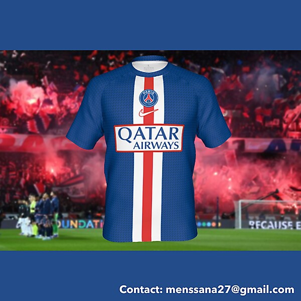 Paris Saint-Germain hypothetical match jersey