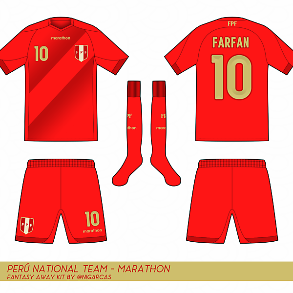 Perú National Team -Away Kit