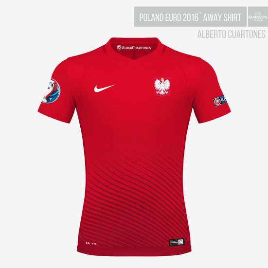 Poland UEFA EURO 2016™ Away Shirt