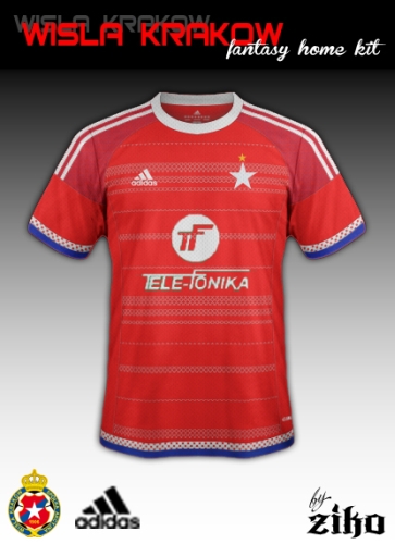 Polish Ekstraklasa Fantasy Kits Concepts Wisla Krakow
