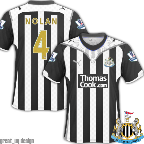 Newcastle United 10/11 Fantasy Puma Kit