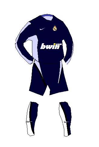 Real Madrid Nike away kit (paint)