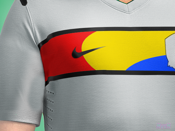 2D&3D 2012-2014 Nike Korea Republic Away/Alternate Kit 