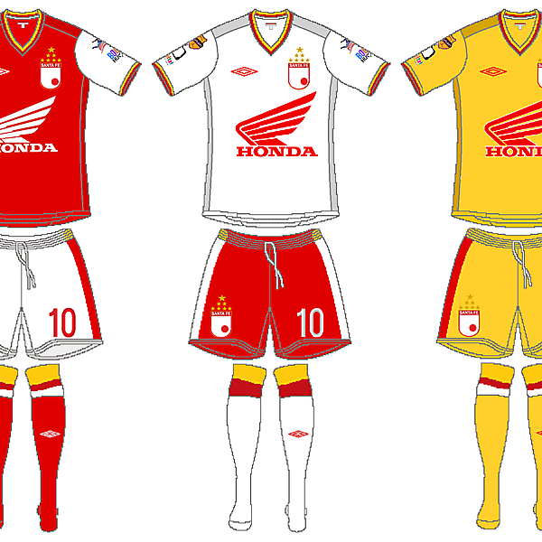 Santa Fe Home, Away, Third