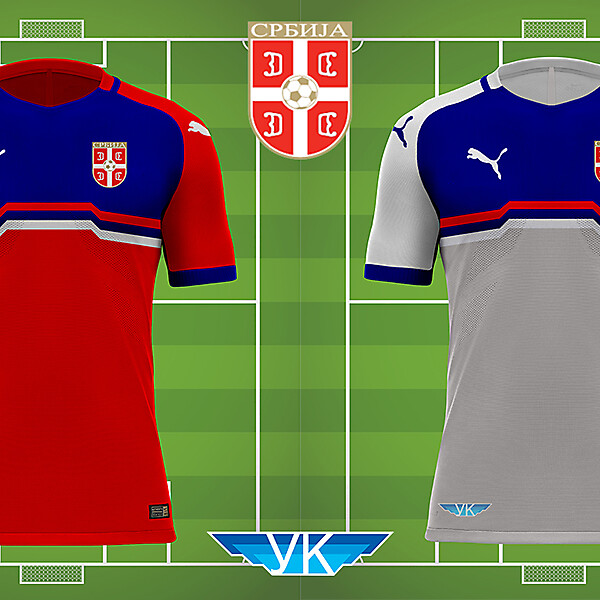 Serbia Home Away Kit