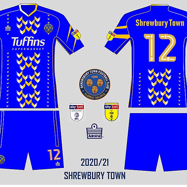 Shrewbury town 2020/21 prototype