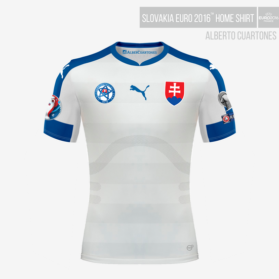 Slovakia UEFA EURO 2016™ Home Shirt