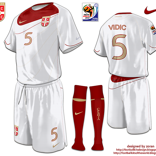 Srbija World Cup 2010 fantasy away