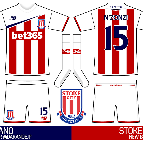 Stoke City Home / New Balance