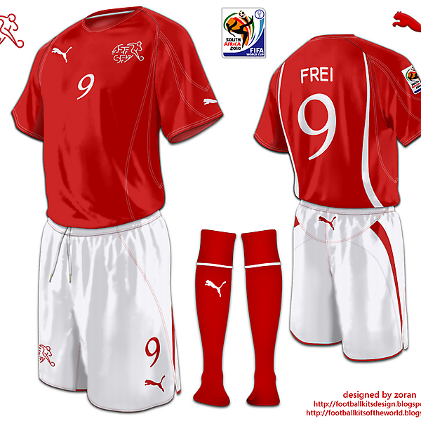 Switzerland World Cup 2010 fantasy home