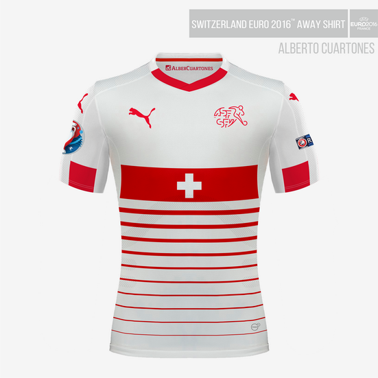 Switzerland UEFA EURO 2016™ Away Shirt