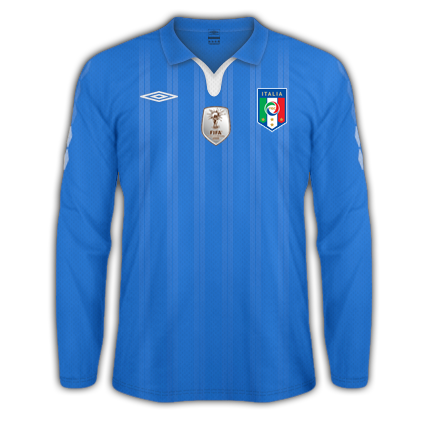 Italy 2010 by Umbro - 3 versions