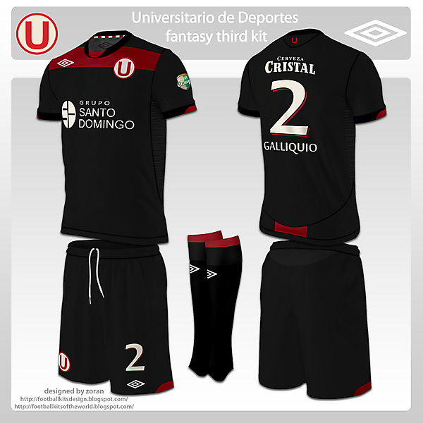 Universitario de Deportes fantasy kits