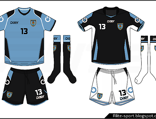 Uruguay Daer Home and Away Kits