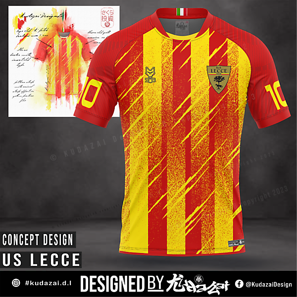 US LECCE Home jersey