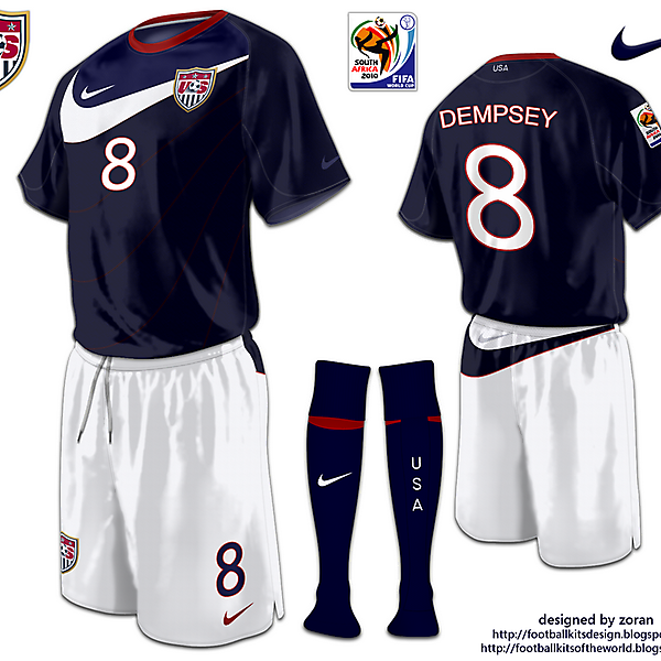 USA World Cup 2010 fantasy away