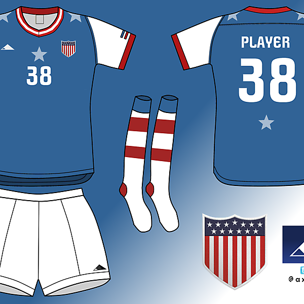 USA soccer team. Home kit