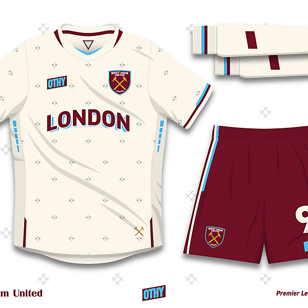 West Ham - Full Away Kit