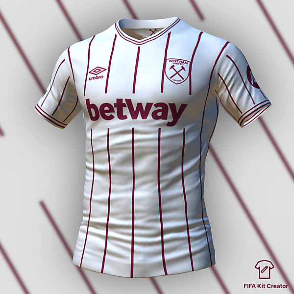 West Ham away concept