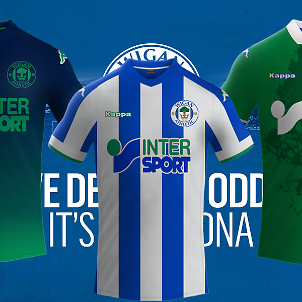 Wigan Athletic / Kappa Footballs Kits