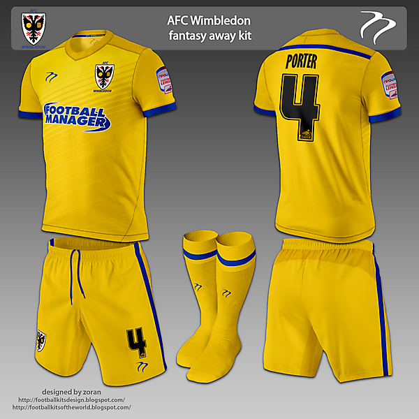 AFC Wimbledon home & away