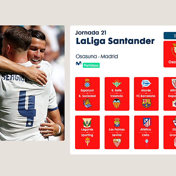 LaLiga Santander Matchday PSD