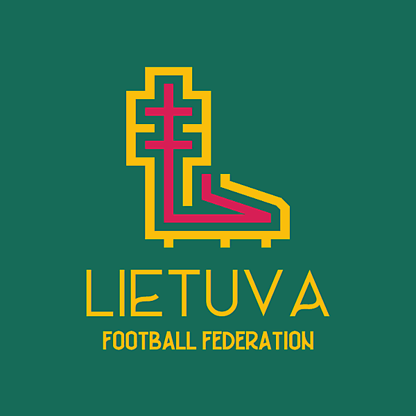 Lietuva football federation logo.