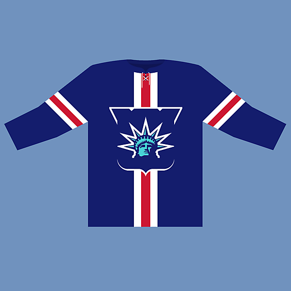 NY Rangers fourth jersey concept .