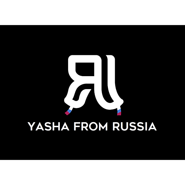 Yasha from Russia sponsor logo concept.