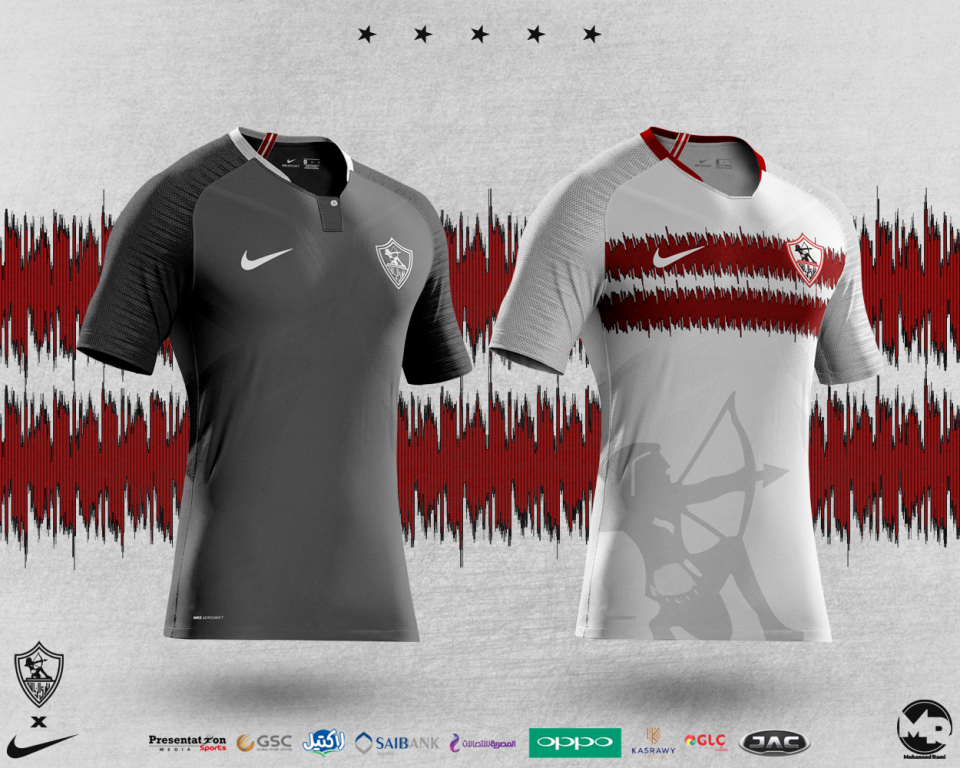 Old kit concepts for my favourite team #ZamalekSC  that I made nearly 2 years ago...#KOTW