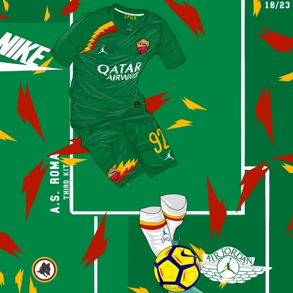 AS Roma Away Kit x Air Jordan