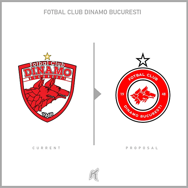FC Dinamo București Logo Redesign