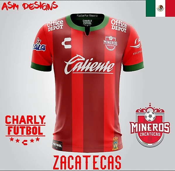 Mineros de Zacatecas Charly 2018 Home kit